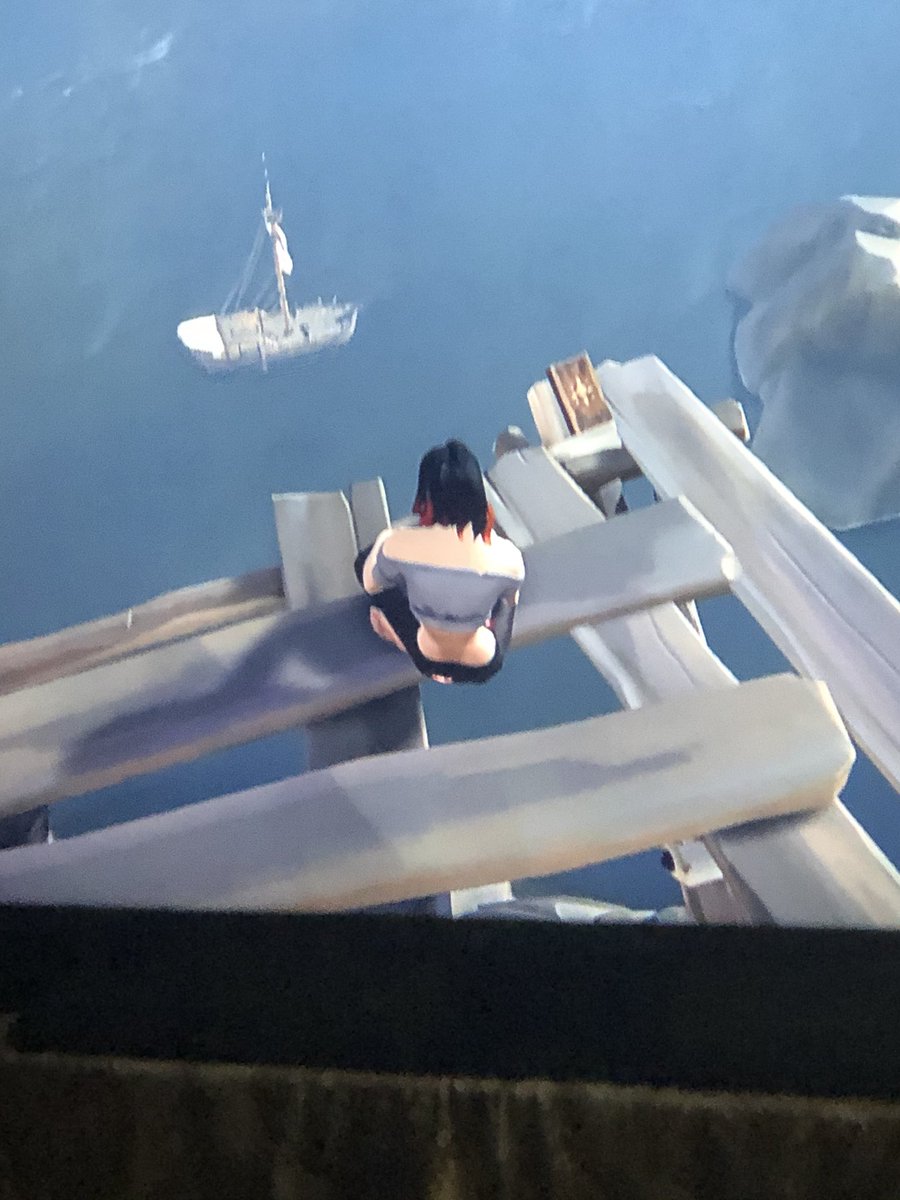 beinghatedon's tweet photo. When you are waiting on your crew mate to make it to the top #SeaOfThieves https://t.co/EqVwx65Qie