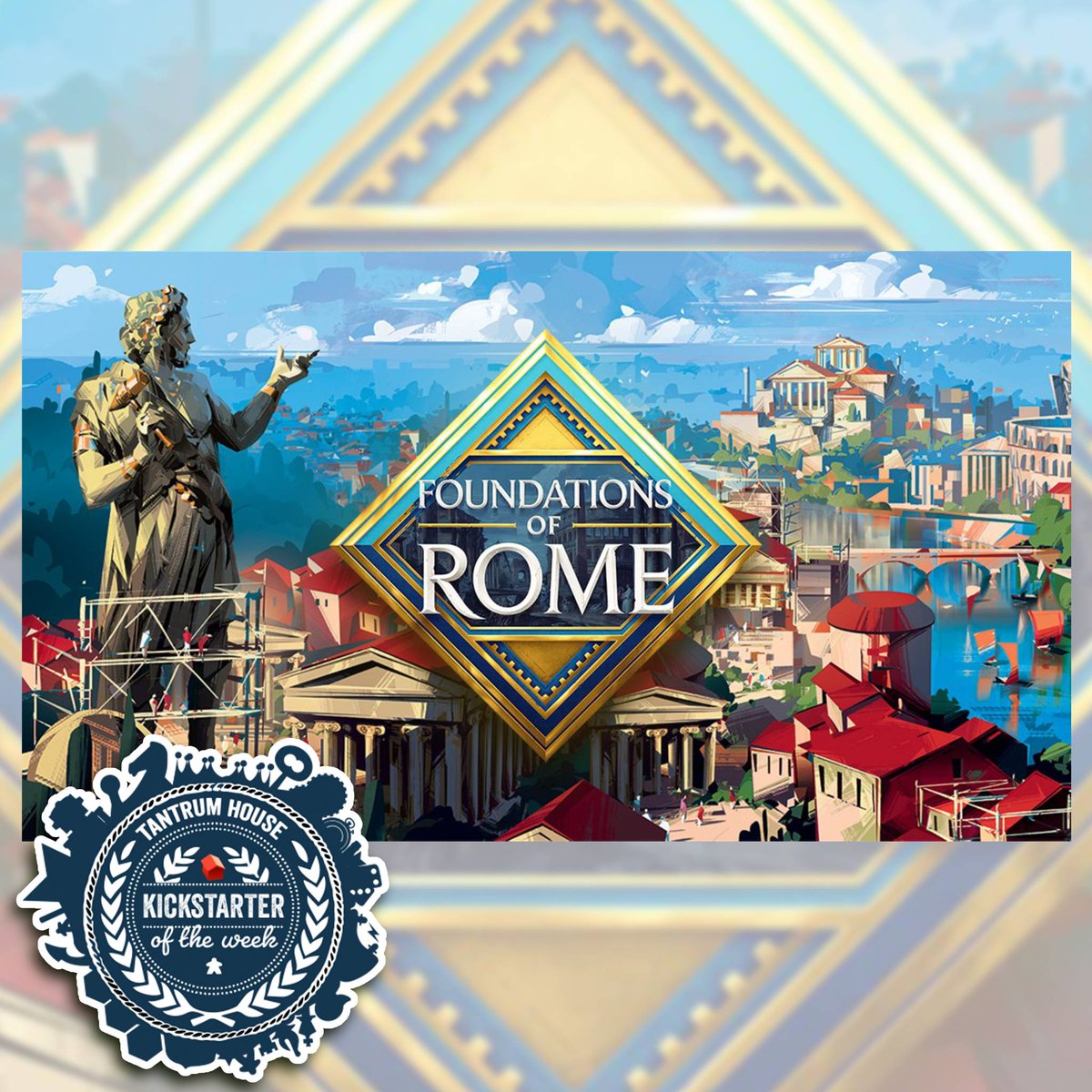Tantrum_House's tweet photo. Our #kickstarteroftheweek is Foundations of Rome by @ArcaneWonders. Check out their #kickstarter now! #boardgames #boardgame #boardgamer #boardgamesofinstagram #boardgameart #gamenight #game #tabletop #tabletopgame #tabletopgames #backer https://t.co/3woNbhC2cU