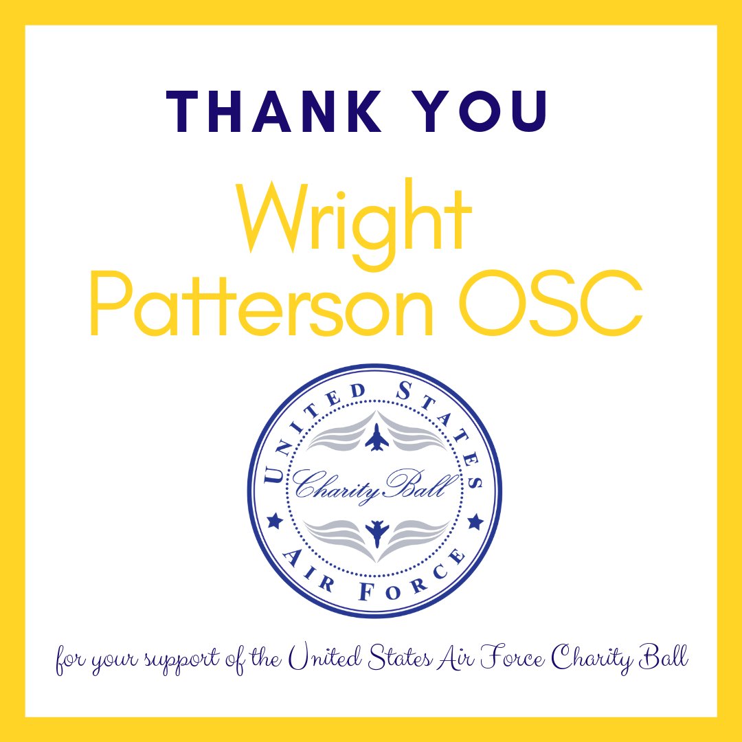 AirSpaceGala's tweet photo. Thank you to Wright-Patterson Officers' Spouses' Club for your donation and support for the 2020 United States Air Force Charity Ball.

#AirForceCharityBall - March 21, 2020

#militaryspouse #airforcespouse #airforcewife #militarywife #AFCB #AFCB2020  #WrightPattersonAFB https://t.co/fLjF4OZgot