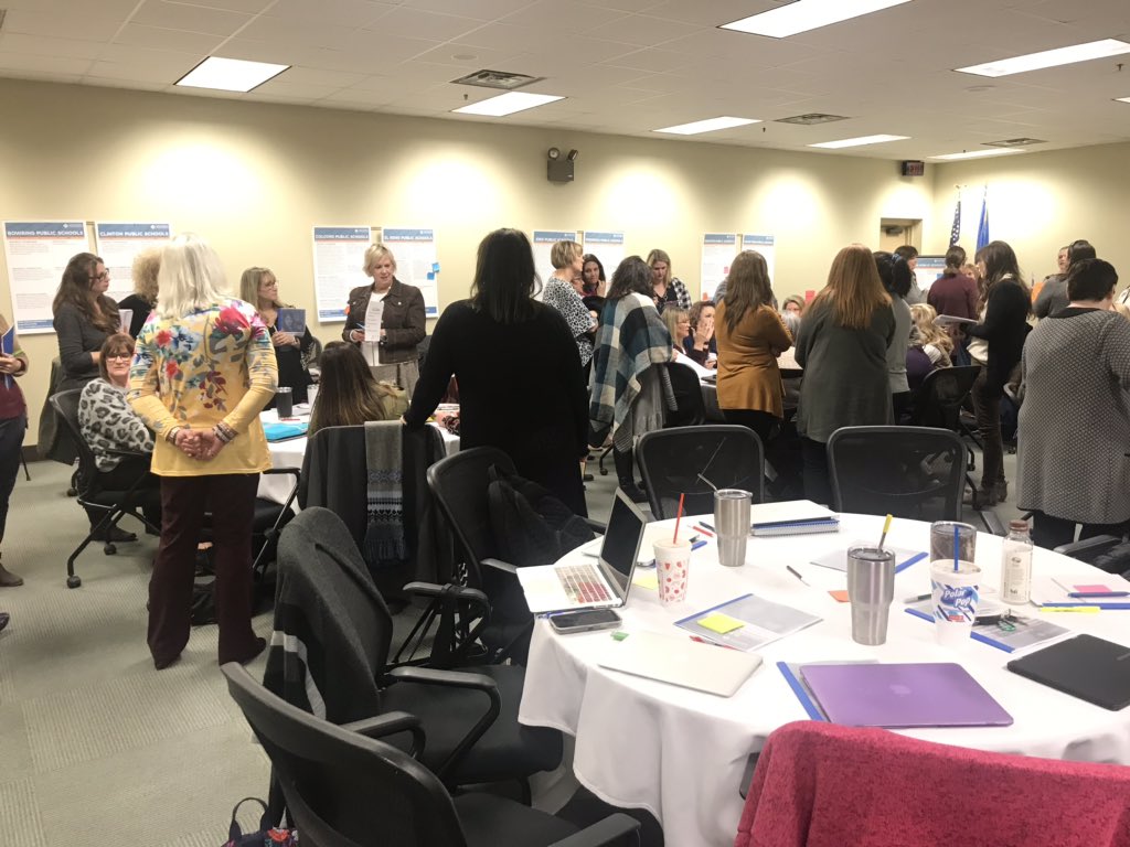 jskamorg's tweet photo. #OSRCL districts participating in gallery walks and table talks at today’s mid-year convening to discuss literacy strategies and celebrate achievements. @MichelleSeyb0lt @bmeiller #shinein2020 https://t.co/5aexYPsHqd