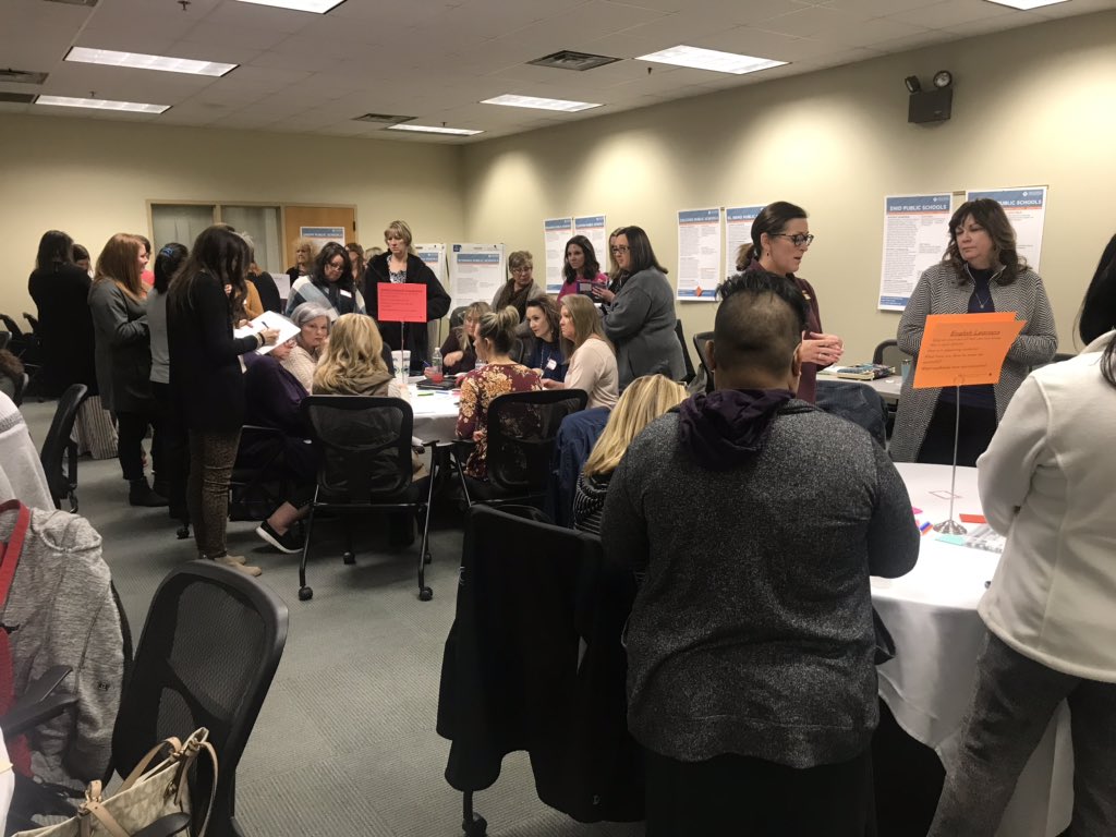 jskamorg's tweet photo. #OSRCL districts participating in gallery walks and table talks at today’s mid-year convening to discuss literacy strategies and celebrate achievements. @MichelleSeyb0lt @bmeiller #shinein2020 https://t.co/5aexYPsHqd