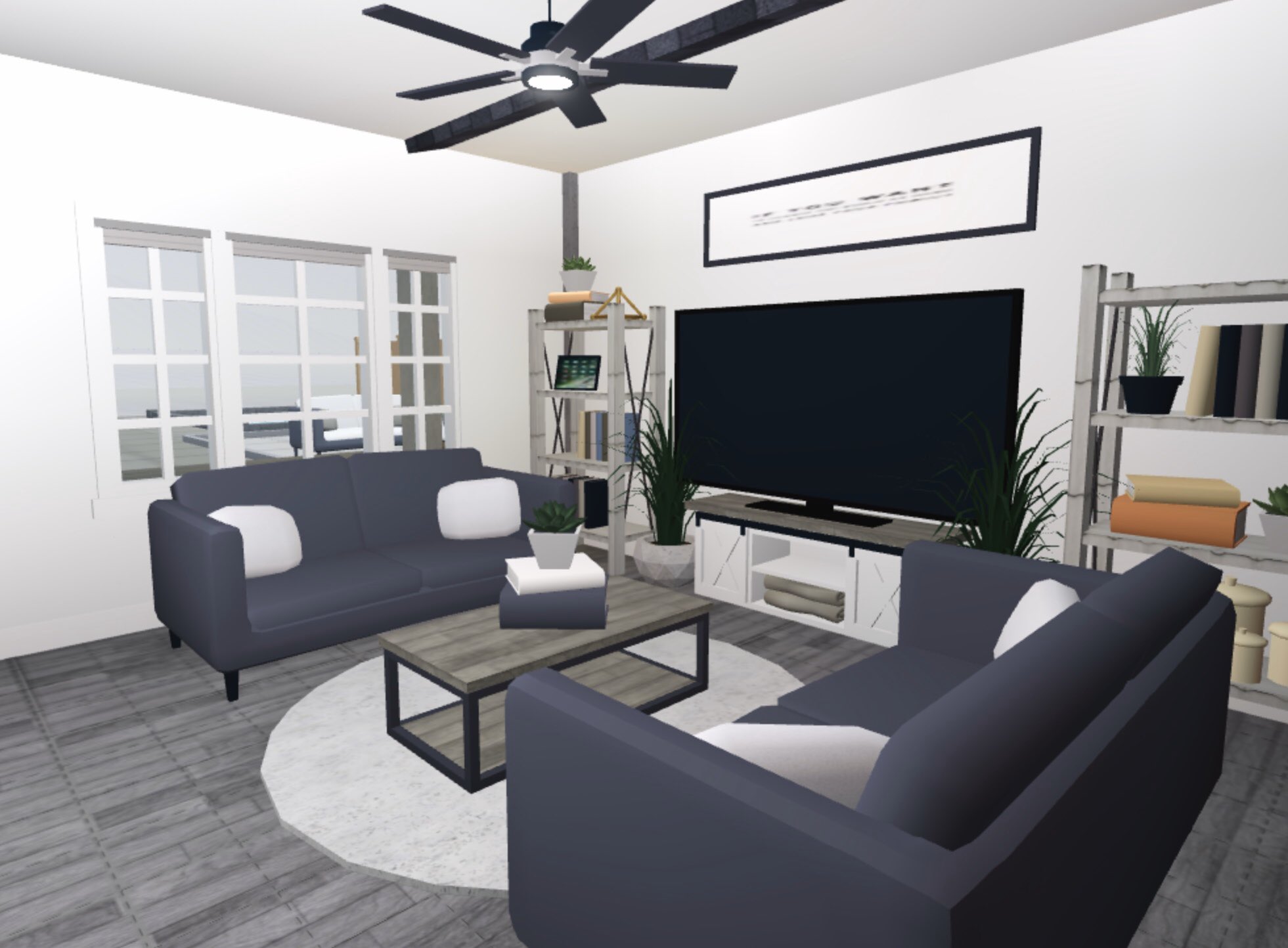 Bloxburg living sale room ideas