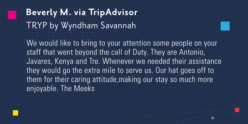 Review by @ Beverly M, via TripAdvisor #MyTRYP #PoweredByTheCity