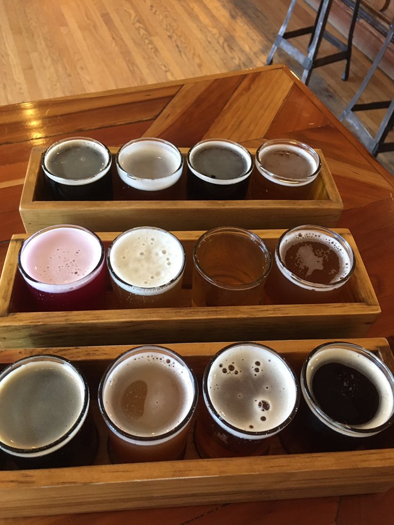 HaggisRampant's tweet photo. So, missed our I-75 S turn, wound up going through Lake City, wondering, hey, wouldnβt it be funny if there was a microbrewery here? Well, we can spare an hourβ¦ P. S. The beer is astonishingly good. #TravelingHaggis #BagpipesAndBeer #DrinkLocal #CraftBeer #HalpatterBrewing https://t.co/HEQqLxvHlq