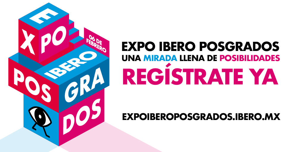 ibero_posgrados's tweet photo. Expo Ibero Posgrados 2020: Una mirada llena de posibilidades.
Ven y conoce la oferta académica de Posgrados que la IBERO tiene para ti. Podrás platicar con el coordinador de tu programa de interés.

REGÍSTRATE AQUÍ: https://t.co/4RrneBPT28 https://t.co/qTokaa3phq