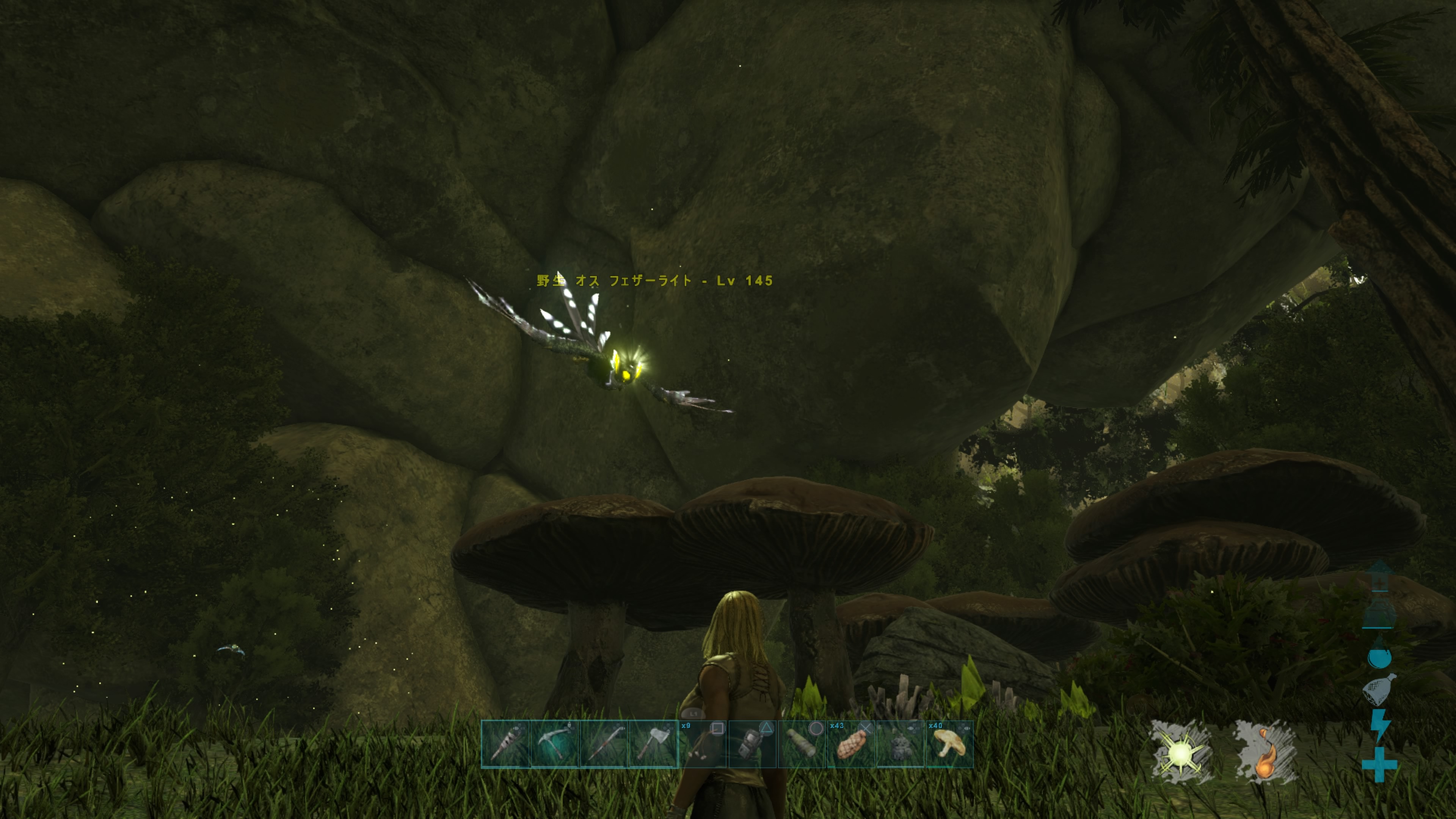 もひまる A Twitter バルブ犬捕獲に行った時 見つけたフェザーライトが 気になったので 久しぶりの おはようark W アベ洞窟前は騎乗解除なので もっぱらイカダ シンプルだが公式では出来ない 建築制限２倍仕様w Ark Ps4share T Co 8vi5akojeb Twitter