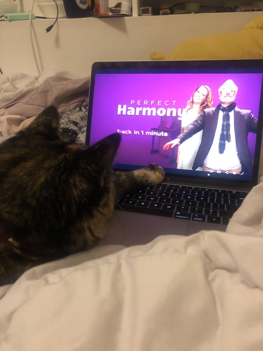 she’s very attached. #PerfectHarmony