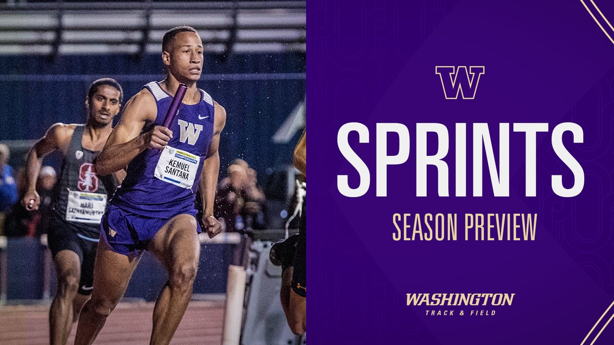 UWTrack's tweet photo. An experienced sprints squad returns 6⃣ NCAA West Prelim competitors from a year ago and they want more.

Preview: https://t.co/8pYTWU9lsJ

#GoHuskies https://t.co/7Q2x0FFtRH