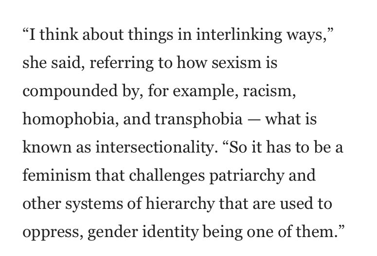 natalie1399's tweet photo. Some quotes from an interview with Vanita Sundaram, a feminist and sociologist at the University of York, discussing intersectionality 😊 #GS1000W2081 https://t.co/qs62tse4yM