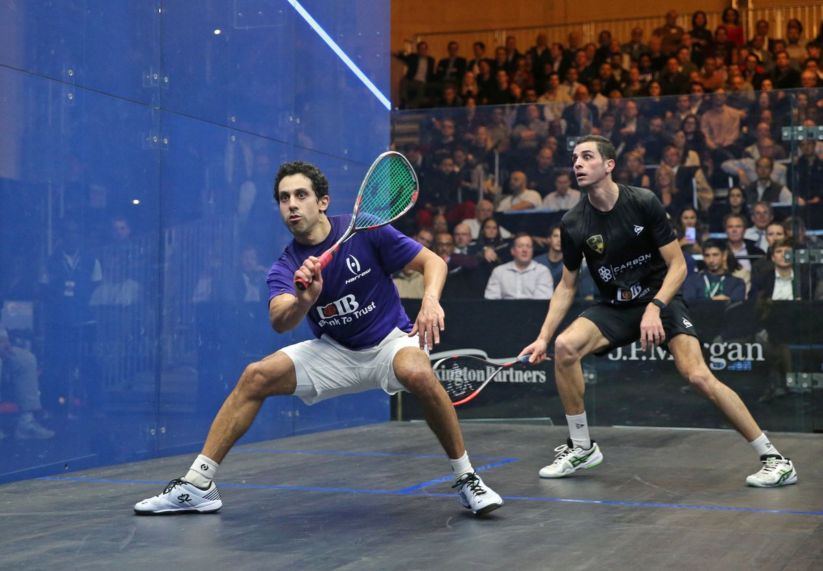 ToCSquash's tweet photo. BIG result for @TkMomen who dethrones defending champion and world No. 1 @AliFarag, holding off a five game comeback to reach his second career final in @GrandCentralNYC 

#ToC20 MSF: [4] Tarek Momen 🇪🇬 3-2 [1] Ali Farag 🇪🇬 11-8, 11-7, 7-11, 8-11, 11-7 (76m) https://t.co/Myo9xp2lbb