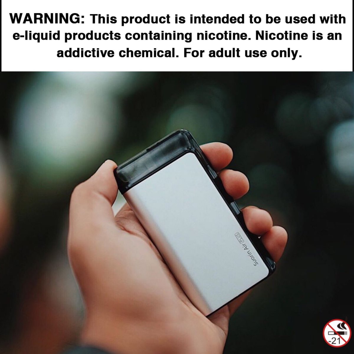 What's your handcheck today?
Device: #SuorinAirPlus

⚠️WARNING: This product is intended to be used with e-liquid products containing nicotine. Nicotine is an addictive chemical. For adult use only.

(cr. IG@ikyucon)