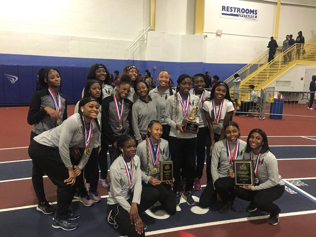 CHFJaguarSports's tweet photo. 2020 PG County Indoor Track & Field Champions! Flowers Jaguars! #LadyJaguars #TrackRocks @OfficialVNN ,@MilesplitMD @CHFlowersHigh @PGMC_Sports @PPgcaa https://t.co/Eb93XHIMdR