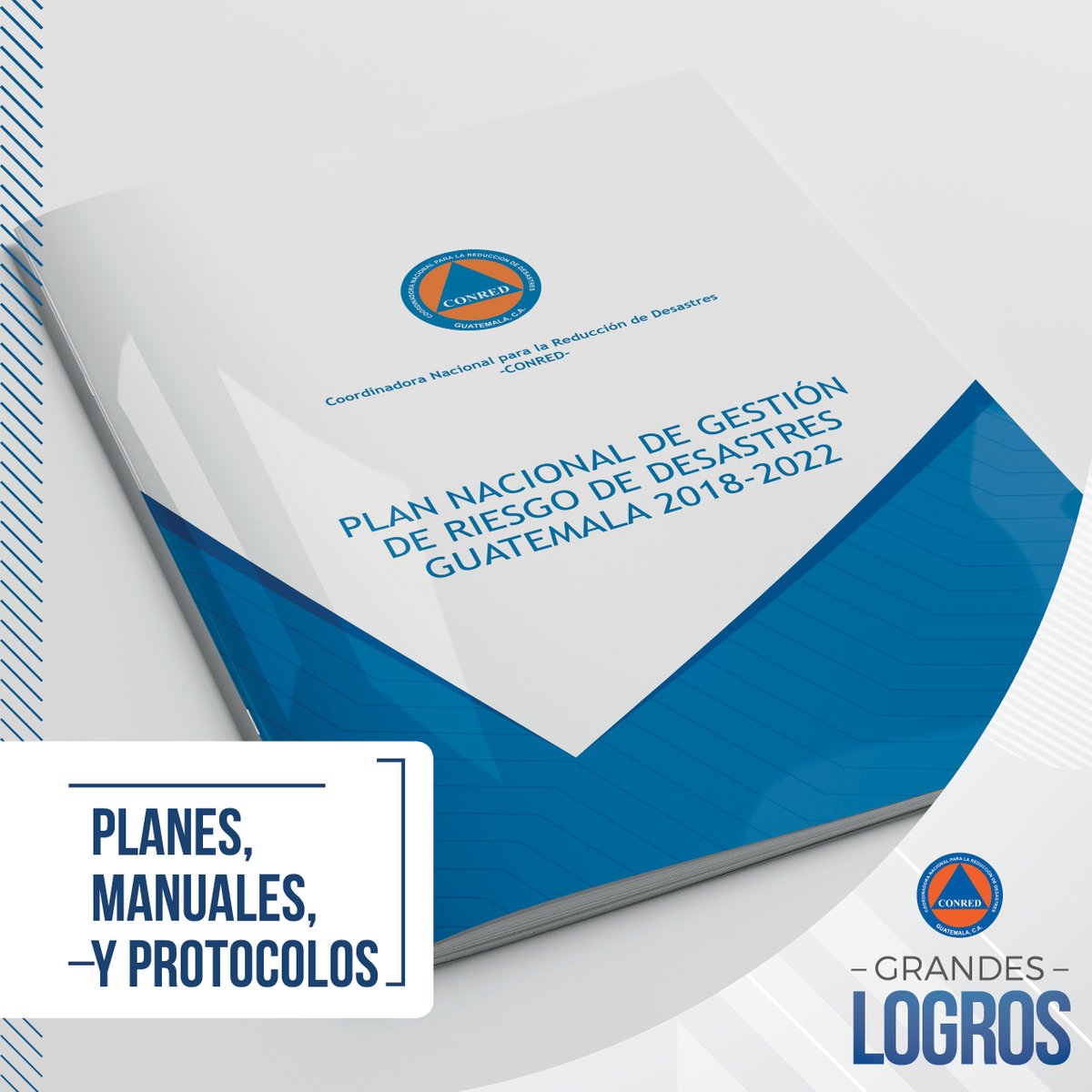 ConredGuatemala's tweet photo. #LogrosCONRED El Plan Nacional de Gestión de Riesgo de Desastres Guatemala 2018-2022 pretende ser el marco orientador de las acciones de Gestión Integral de Reducción de Riesgo de Desastres para cada uno de los miembros del Sistema CONRED.
📄Página 25 👉 https://t.co/fxuCBU4aKw https://t.co/ByB5QgDwGN
