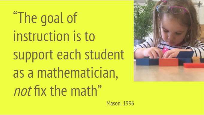 EVERY TIME I interact with kids... I have to remind myself:

#elemmathchat