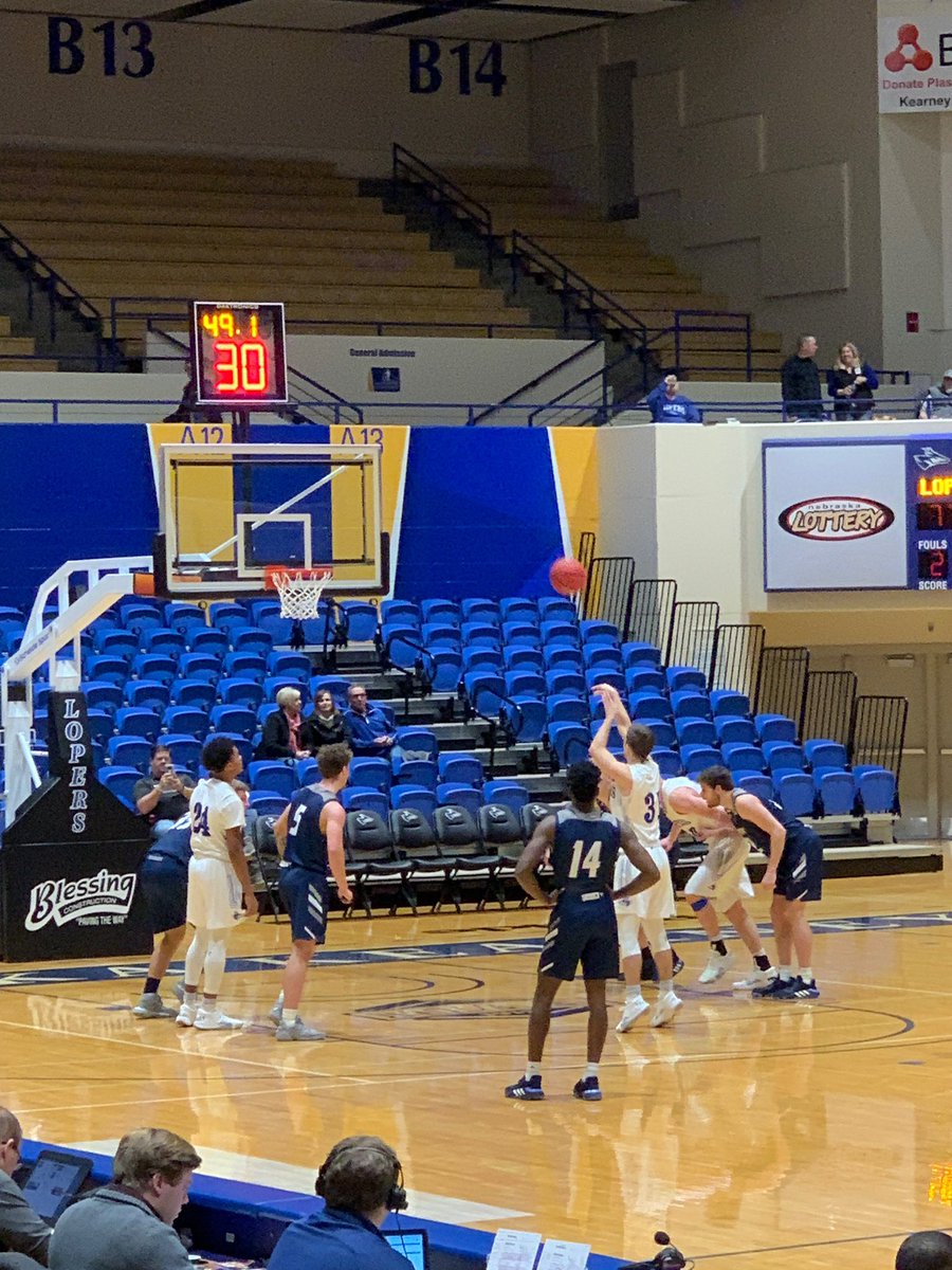 KHS_BoysBBall's tweet photo. Former Bearcat Jaden Engen sinking a few FTs for UNK as they beat Washburn! #hometown https://t.co/T2btL5vDg0