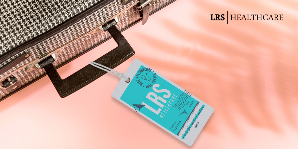 LRSHealthcare's tweet photo. When your life is inside your suitcase, make the outside exciting too! Show off your medical traveler pride on your 2020 travels with a FREE LRS Healthcare luggage tag. 

Fly over to ✈️ https://t.co/SHytH9EItL ✈️ to claim yours. https://t.co/VcBgQWgxmj