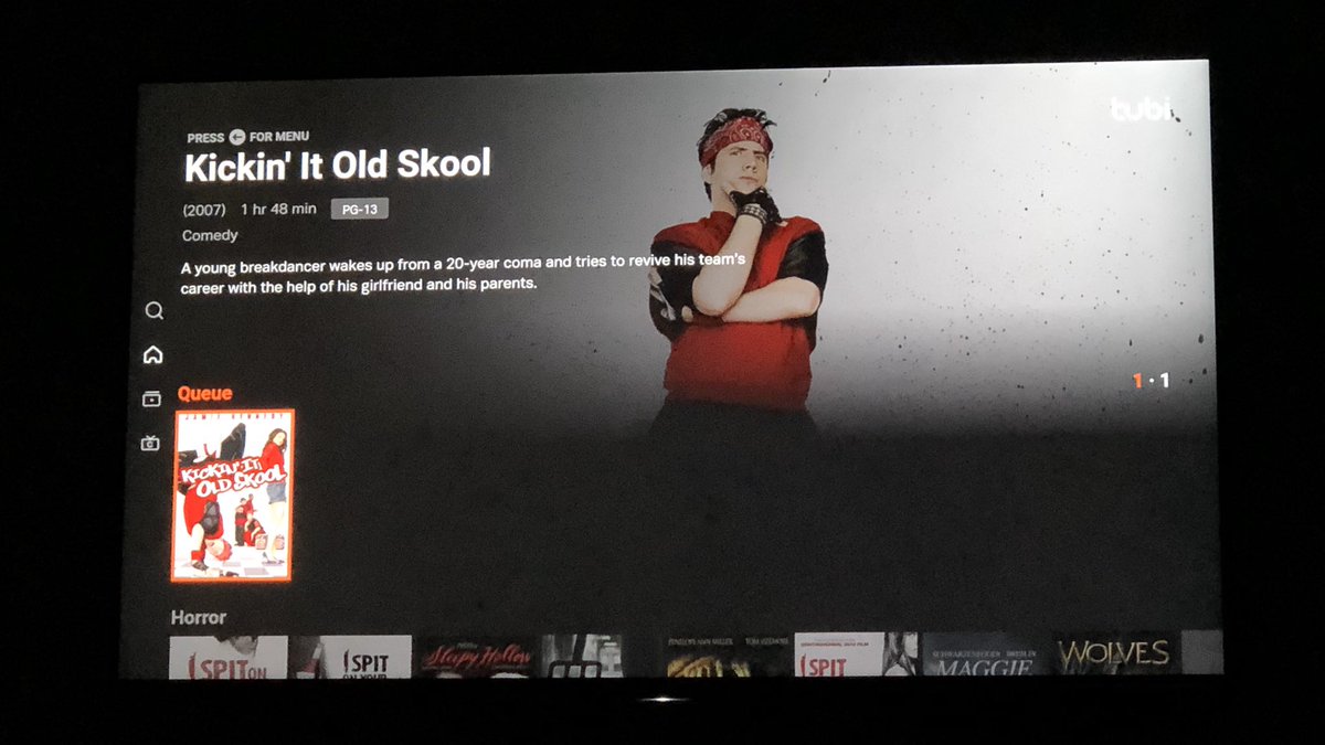 Jul_Worthington's tweet photo. Ending my first week as a college junior and starting off the long #MLKWeekend by watching #KickinItOldSkool starring the comedy legend that is @JamieKennedy on my @Tubi account that I just created recently.๐๐๐ป๐๐บ๐ฏ https://t.co/zZmBD9J85L