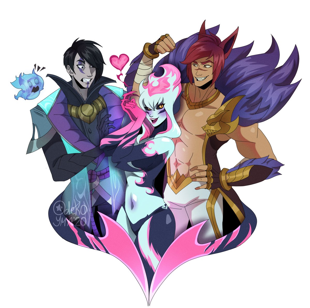 odeko_yma's tweet photo. Evelynn now has two more reasons to gank top and bot lane 
#LeagueOfLegends  #ArtOfLegends https://t.co/vRzfXil6Ry