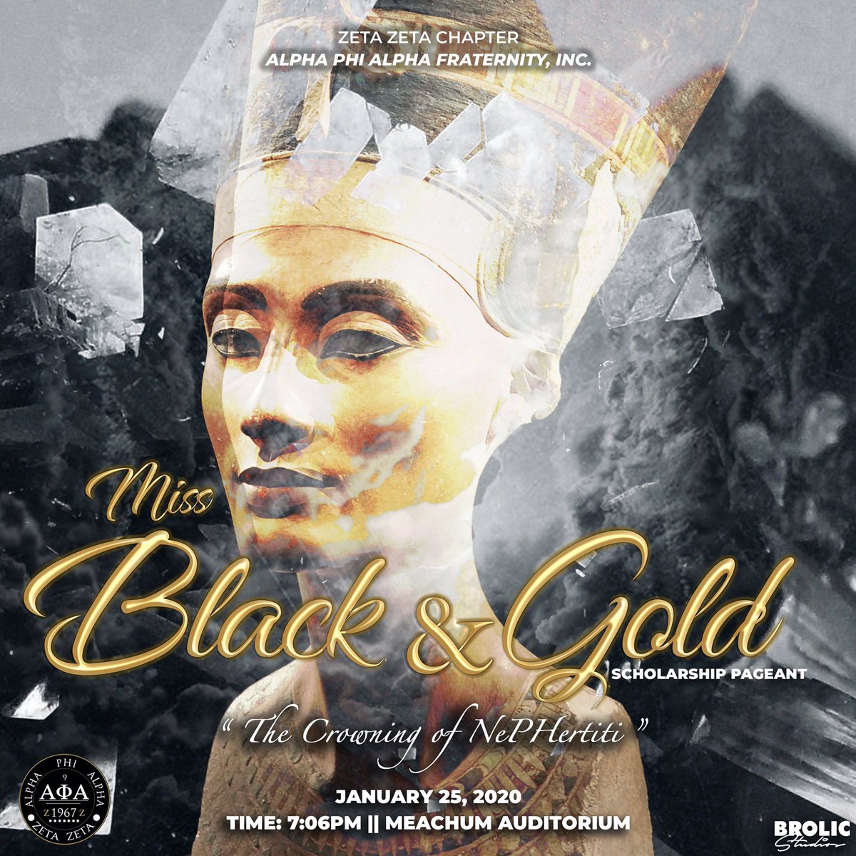 Nefertiti (noun)• a beautiful woman has come. The time has PHinally arrived. It’s time to crown the new queen. Come out and see who has what it takes to become royalty. Presales will be $5, and $7 at the door.