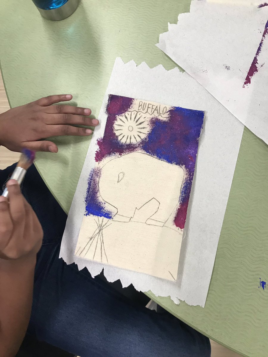 Thanks to Joely and Lorne for an amazing afternoon of buffalo teachings and creativity!  <a href="/EmbracingDiffe1/">Embracing Differences</a> @TCrawford306 <a href="/WascanaPlains/">Ecole Wascana Plains</a>