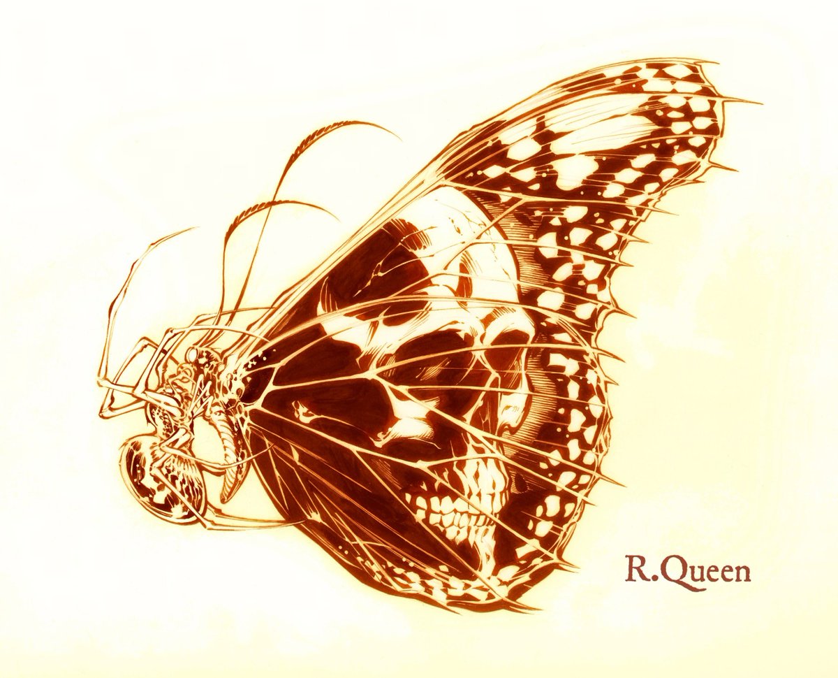 RQueenAuthor's tweet photo. Spider vs. Butterfly - Frontispiece I drew for my Darkchylde: The Ariel Chylde Saga novel - which I will properly release after the new comic book. Lots of symbolism here.
#art #inkart #rqueen #tattooart #ink #Darkchylde #arielchylde #illustration #gothicart https://t.co/ydZ0mwoGkI