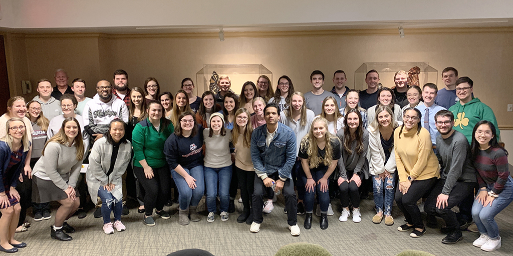 The #DuqPharm .<a href="/PAPharmacists/">PA Pharmacists Association</a> chapter held its annual OTC Competition last evening. Fourteen teams competed in the Jeopardy-style quiz competition with team Rabeprazole Dazzle winning. Special thanks to faculty, staff, residents and alumni for helping with the competition!