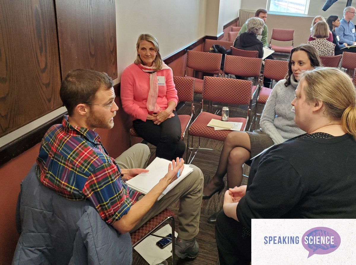 UMNresearch's tweet photo. Thanks to our media partners who helped our researchers' hone their stories at #SpeakingScience inc. Alisa Roth (@MPRnews), Mila Koumpilova (@StarTribune), Emily Sohn, &amp; Alex Reich (@MinuteEarth) #speaksci20 #scicomm
 @alisa_roth
@tidepoolsinc
@MilaKoumpilova
@alexhreich https://t.co/vef7cOJLbN