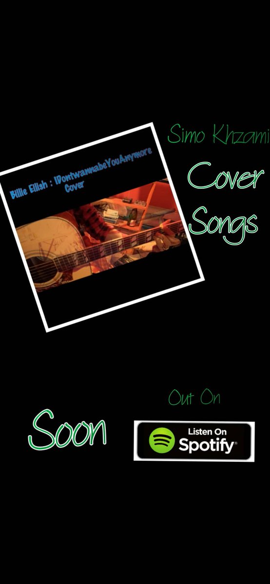 #Spotify #NewRelease #CoverSong #BillieEilish  #Idontwannabeyouanymore 
Stay Tuned