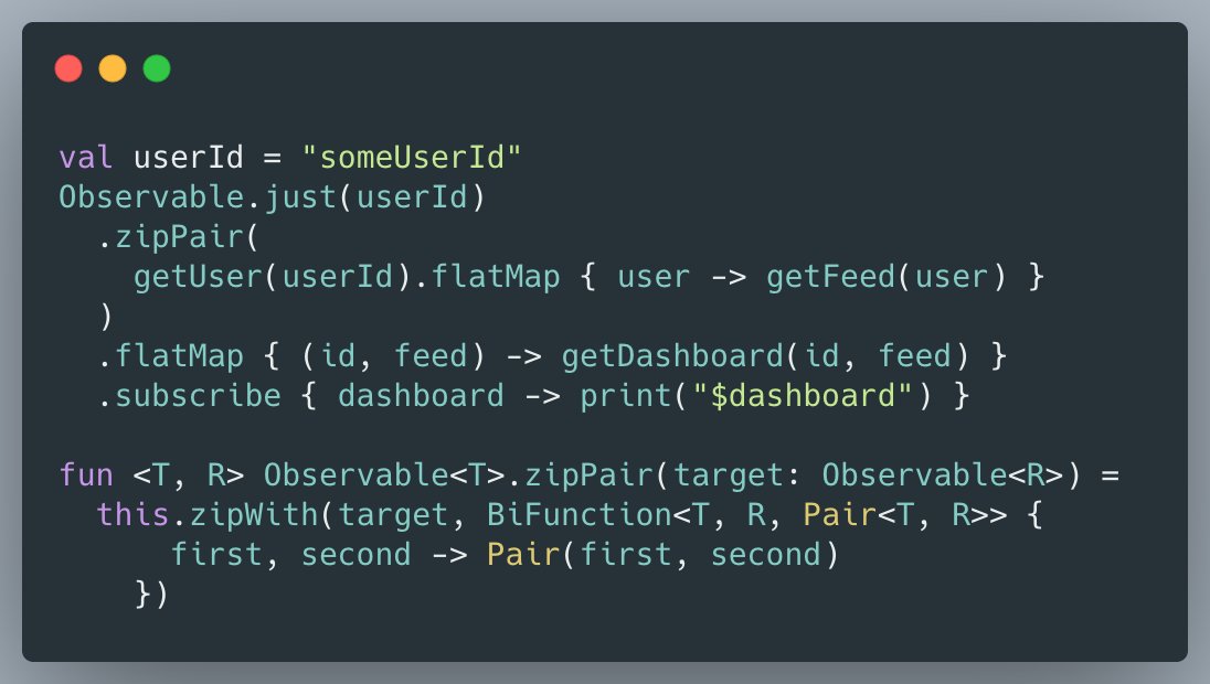yahyabayramoglu's tweet image. Trying to avoid accessing variables outside of the function's scope in RxJava. Doable but, does this really worth it? :) 

What do you think? How do you handle such conditions? 

#androidDev #rxJava