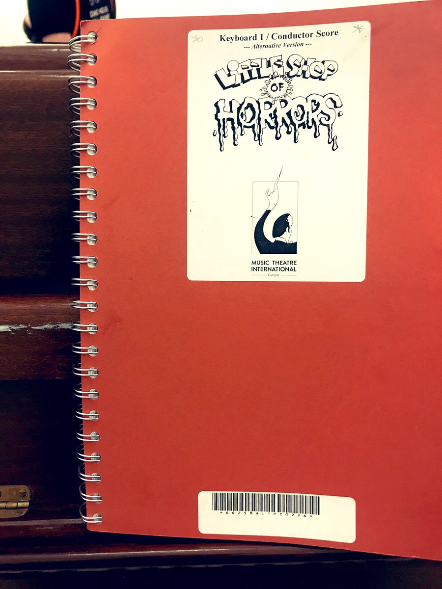 Delighted to be MD of EAYT for their production of Little Shop of Horrors this year! 🦷 🌱🎵 #littleshop #MT