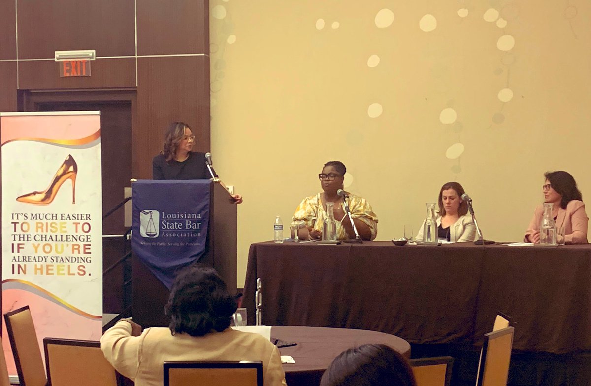 LouisianaBar's tweet photo. Great discussion at today’s Women’s Personal and Professional Development Workshop Seminar: “Becoming Your Best Self: Take Command, Be Empowered and Own Your Future.” #LSBAmidyear https://t.co/xup4ztoFKg