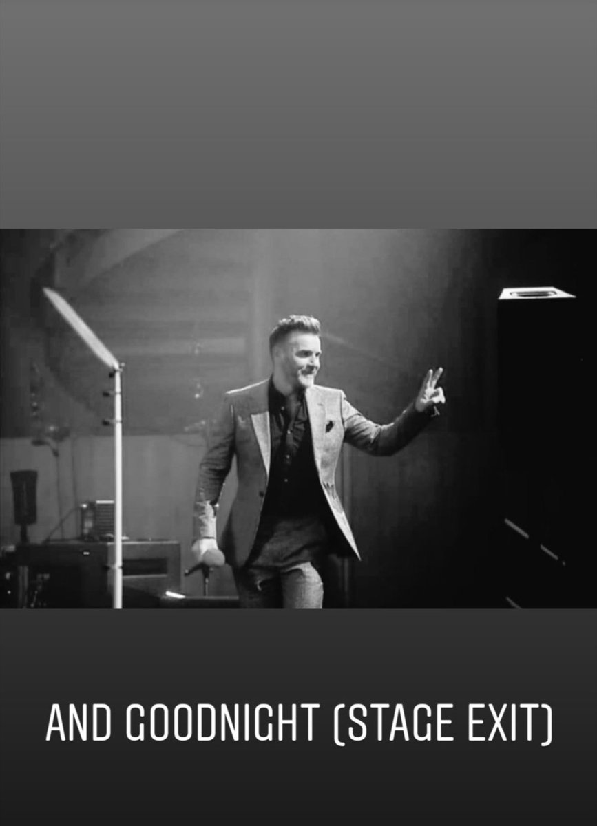 Garyismyhero's tweet photo. #Instagram(-story) π #stageexit #goodnight #π€π€π€
@GaryBarlow https://t.co/p1yt2ZVqtq