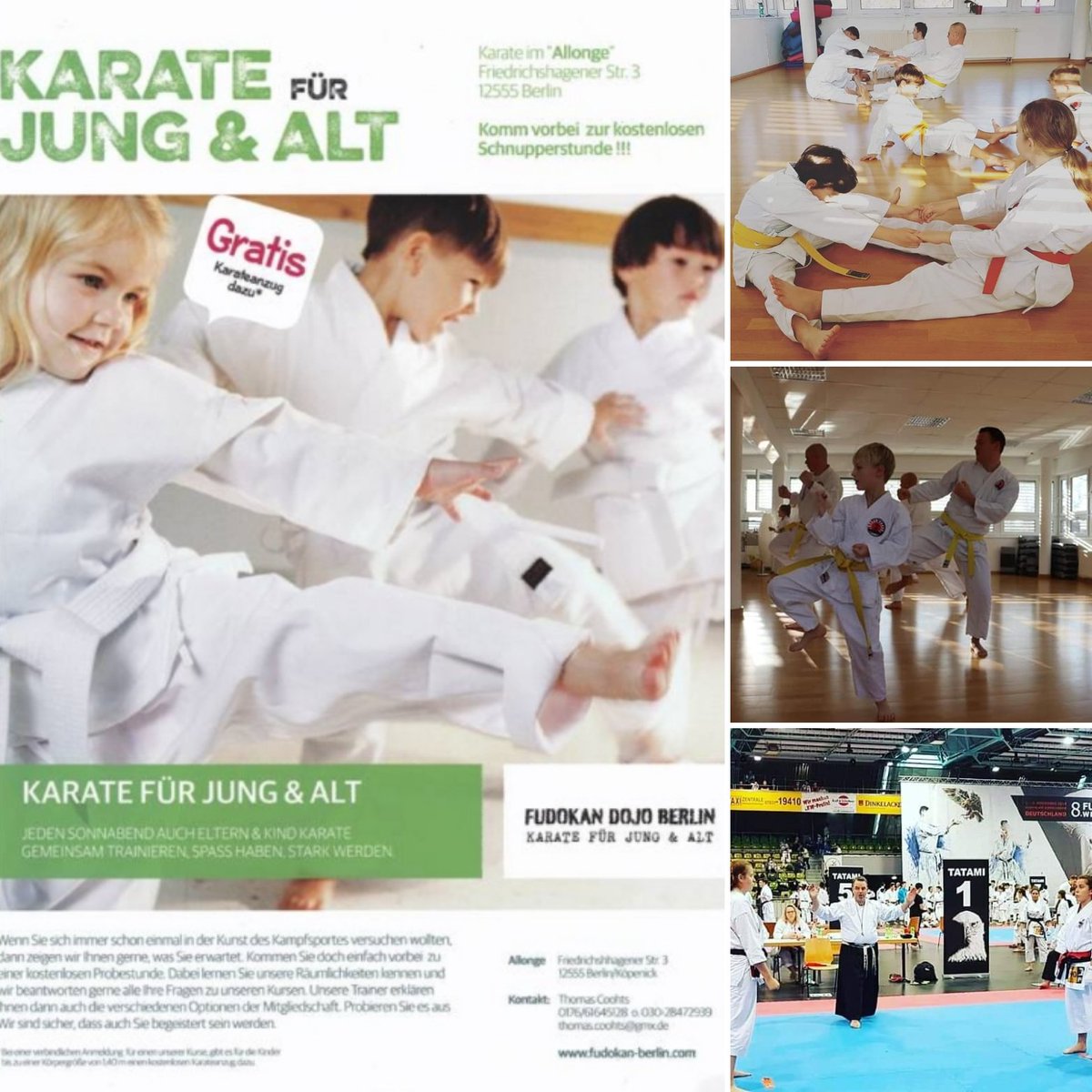 TCoohts's tweet photo. Jeden Sonnabend Eltern &amp; Kind Karate in Köpenick! Vorher kurz anmelden und vorbei kommen. Die erste Stunde ist gratis 😁

Anmeldung über pn oder https://t.co/U2Gojn9GiR

#köpenick #familie #Wochenende #fudokanberlin #fun #mutterkind #vaterkind 
#karate #fudokanberlin #budo https://t.co/9SgRx4jvCN