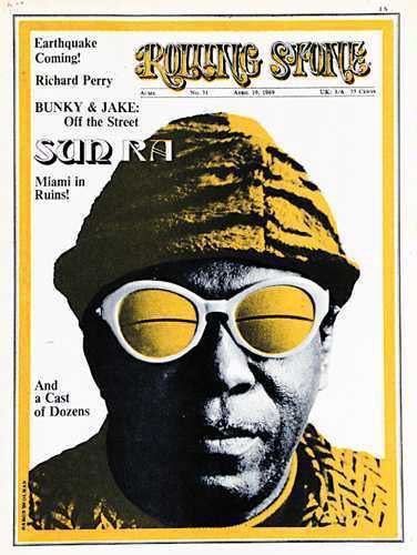 SunRaUniverse's tweet image. SUN RA - Rolling Stone Magazine cover from April 19 1969.