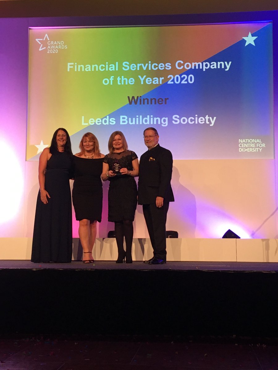 NCFDiversity's tweet photo. Massive congratulations to @LeedsBS on winning the Financial Services Company of the Year Award 2020! #NCFD2020 #diversityawards https://t.co/5YeCD3m02g