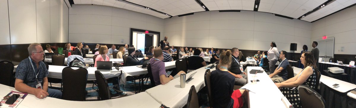 I attended an amazing session led by <a href="/educatoralex/">Dr. Desiree Alexander of Educator Alexander</a>, <a href="/k_shelton/">Ken Shelton</a>, <a href="/msblanchetnet/">Tinashe Blanchet</a> &amp; <a href="/KargboMs/">AP_Fuller</a> this morning to a packed room. Everyone wanted the session to go longer. We were just getting warmed up. #FETC20