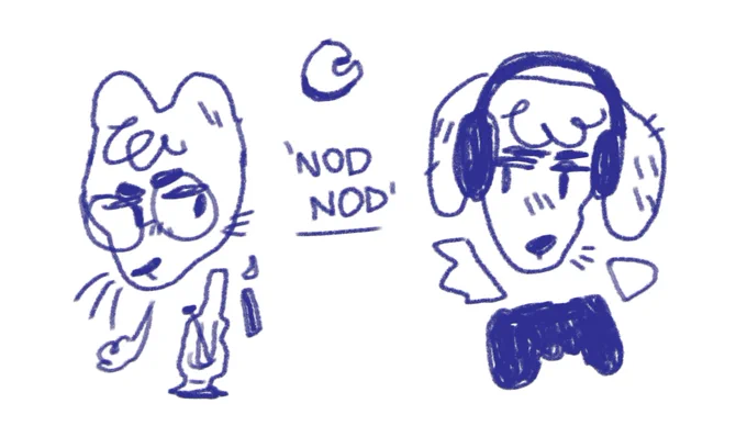 solidarity between me and the gamer dude across the street when he catches me smoking weed at 3am 
