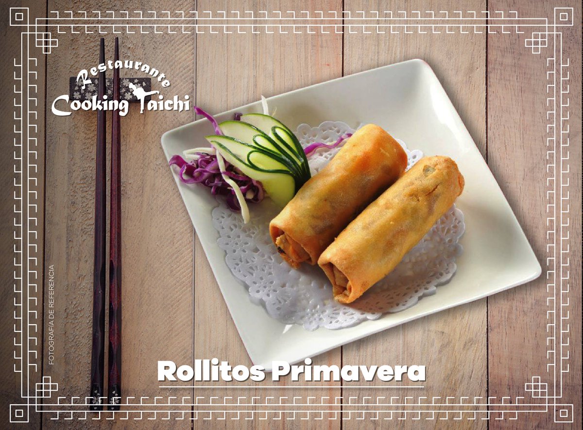 CookingTaichi's tweet photo. ¿Ya probaste nuestros exquisitos rollitos primavera?
.
.
.
☎️ Domicilio al: 530 4773
📍 Carrera 14 # 93 - 14
.
.
.
#CookingTaichi #RestauranteChino #RestauranteCookingTaichi #ComidaChin #RestauranteChino #Food #CheneseFood #RestaurantesBogotá #Bogotá #Colombia #foodporn #foodie https://t.co/XaR8NM2D6S