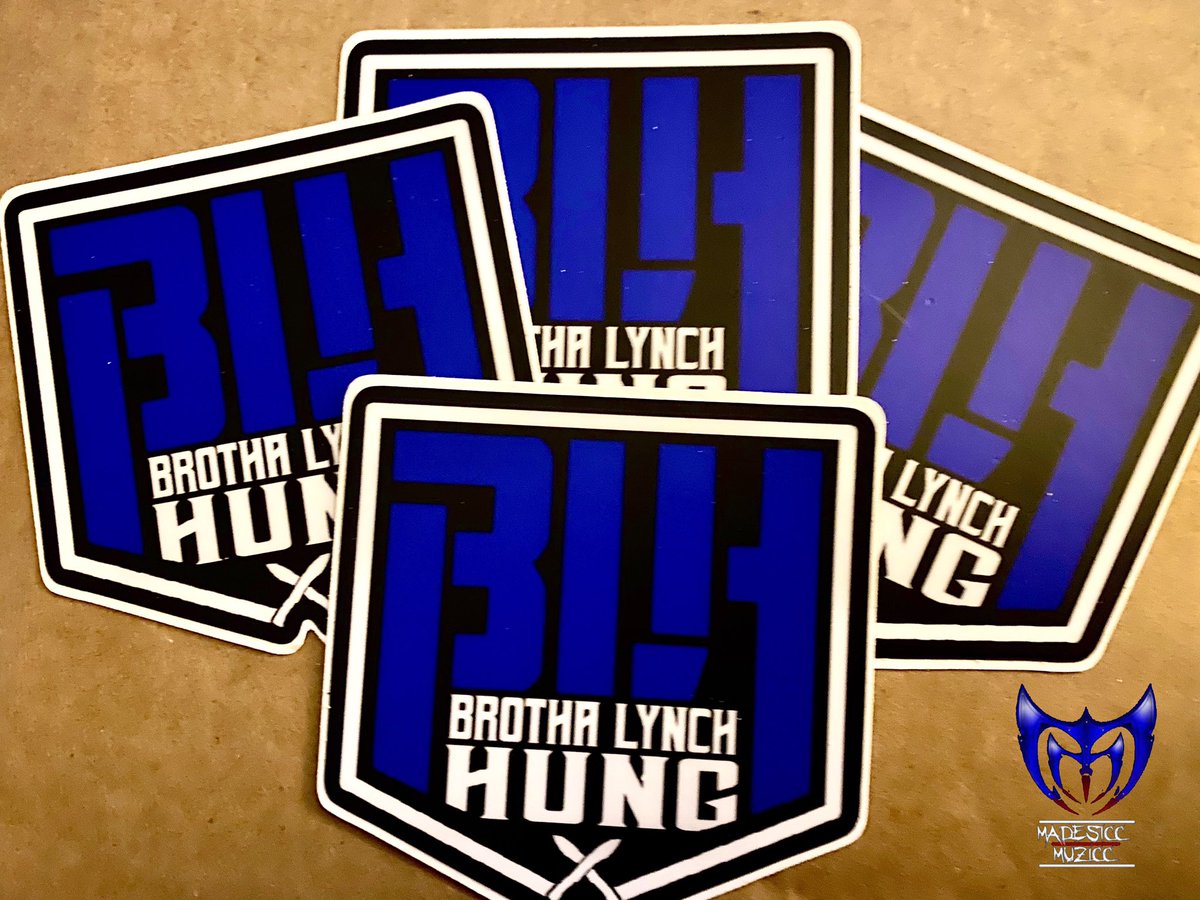 BrothaLynchHung's tweet photo. The “BLH” stickers went out today, thank you for your orders. To order log on to https://t.co/v9rikQeGpA and again thx from Madesicc Muzicc #Grrrarmy https://t.co/cSWeuSDcOs