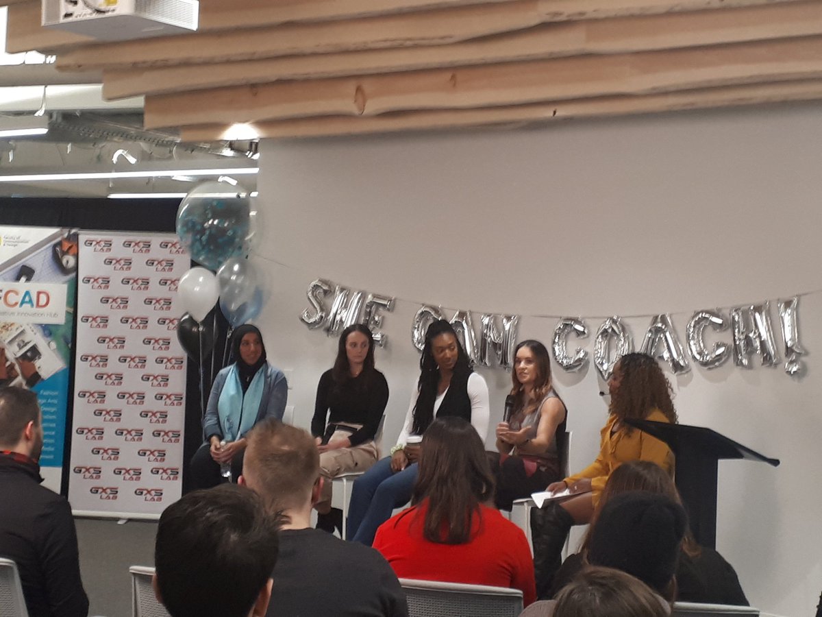 thecreativeschl's tweet photo. "I was dropped kicked to success!" 
@shes4sports #BeBold #WomenInSport #GXSLab #Shes4Sports @GXSLab @justbeingaj @LaurelWalzak @RTARyerson @CharlesFalzon1 #ryersonfcad @ryersonfcad @_shireenahmed_ @jwelter47 @kjalexan40 @brittni__d https://t.co/a26GeH4C0j
