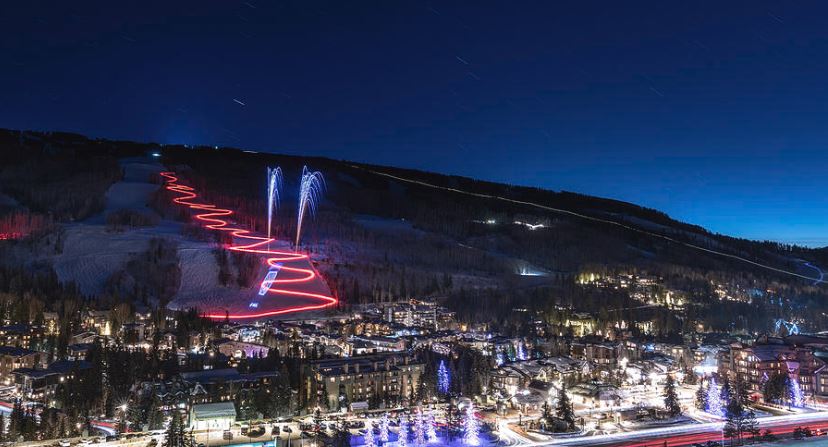 Tomorrow at 5:00pm head to Gondola One to watch the 10th Mountain Legacy Parade. Watch a Torchlight Ski Down to the base of Gondola One followed by a parade of military veterans march down Bridge Street and finishing at the 10th Mountain statue. #Vail #VailMtnLodge #Fireworks