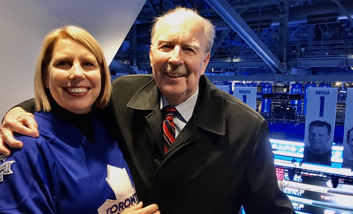 mrsruthinglis's tweet photo. Crazy for us to be retired before this 84 year old Leaf whoβs going strong! Happy to be cheering on @MapleLeafs with @WeDoGymRight #GoLeafsGo #7dayweekends πππππ https://t.co/kzCAe3MDrg