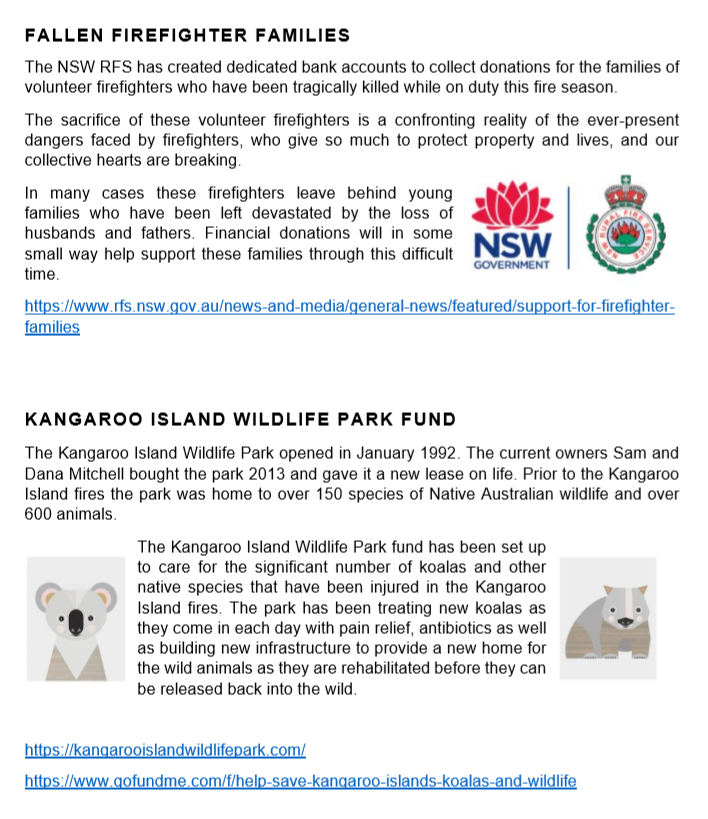 Yes it might be raining - great news for rural NSW &amp; firefighters - but if you live near North Syd Markets come down tomorrow &amp; meet these cheeky monkeys. They'll be raising money for fallen firefighters &amp; KI wildlife. <a href="/nthsydmkts/">North Sydney Markets</a> <a href="/NthSydCouncil/">North Sydney Council</a> #NSWfires instagram.com/p/B7YFYLfgXtQ/…