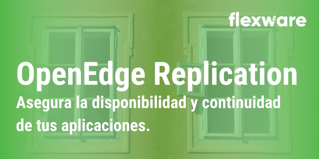 flexware's tweet photo. OpenEdge Replication es la herramienta que realiza un copia de la información de tu base de datos y la envía a un servidor de espera activo para asegurar su funcionamiento y disponibilidad. 
Consultoría y Tecnología. https://t.co/cXsY8Gym3F #OpenEdge #BasesdeDatos #replication https://t.co/I3tqjvGaqS