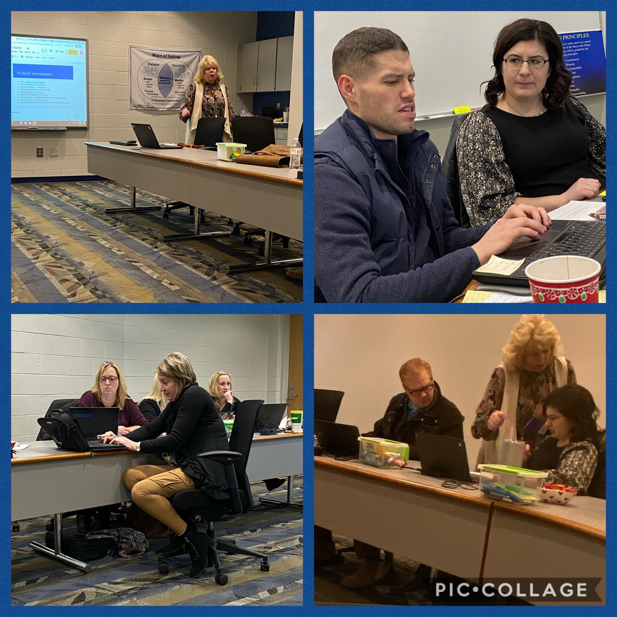 KatQuain's tweet photo. What a great day of collaboration with our district 5th grade teachers. Thank you to @dgallemore31 for leading the journey to redesign our social studies resources! Amazing example of PLCS! #miopen #roadmap https://t.co/uw6heZs8Sx