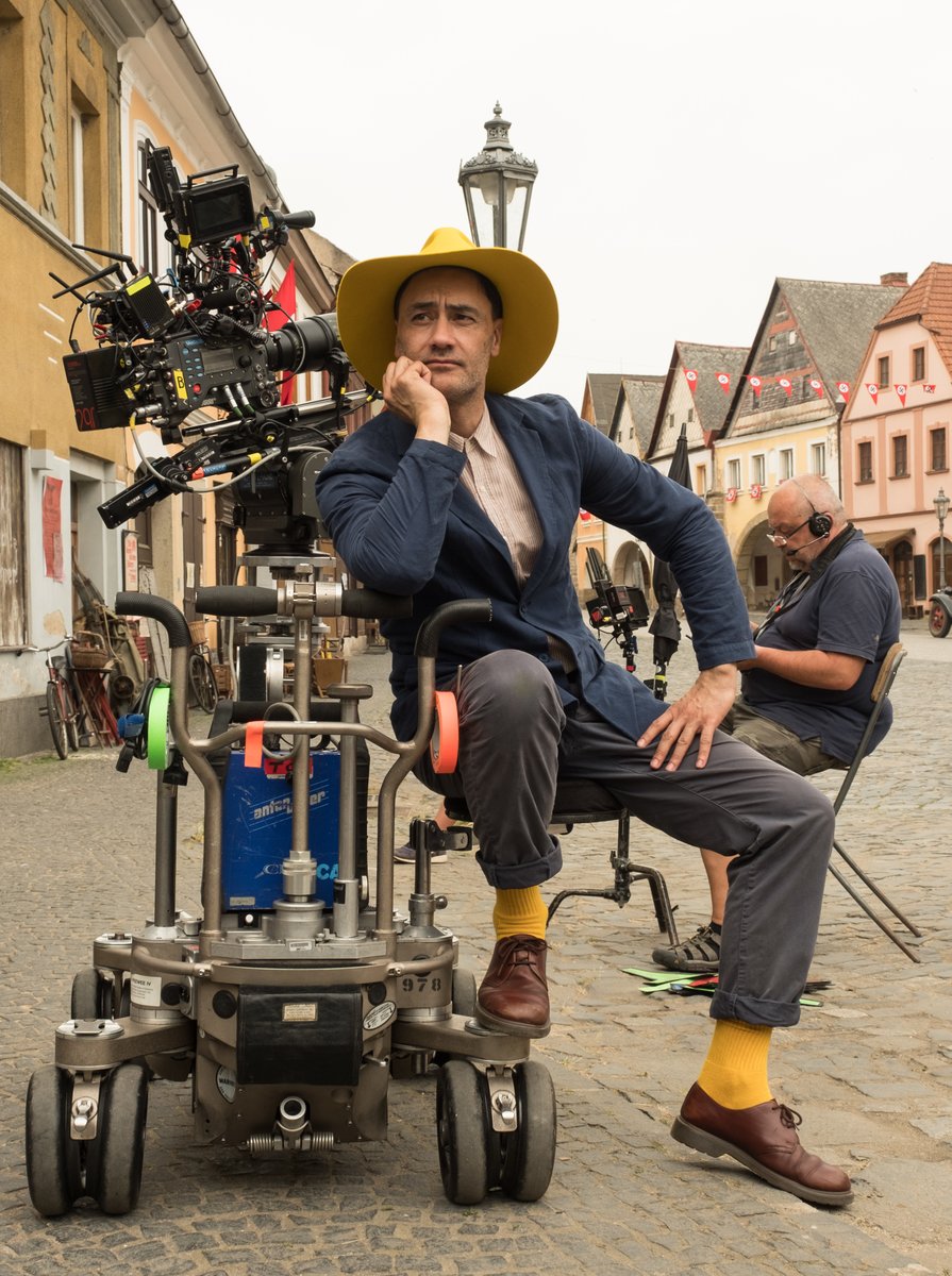 AshCrossan's tweet photo. I would like a coffee table book that's nothing but Taika Waititi set photos https://t.co/xNggC7jTaK