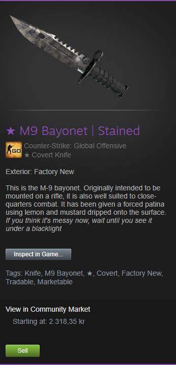 zymecs's tweet photo. *KNIFE GIVEAWAY*

To celebrate 400 followers I'm going to give away - 
★ M9 Bayonet | Stained

All you have to do to enter is follow @zymecs on twitter and retweet this tweet.

Winner will be drawn in 1 month from now (Will be drawn 17.02.20)

Good luck!💪 https://t.co/rE0OJEBRnr