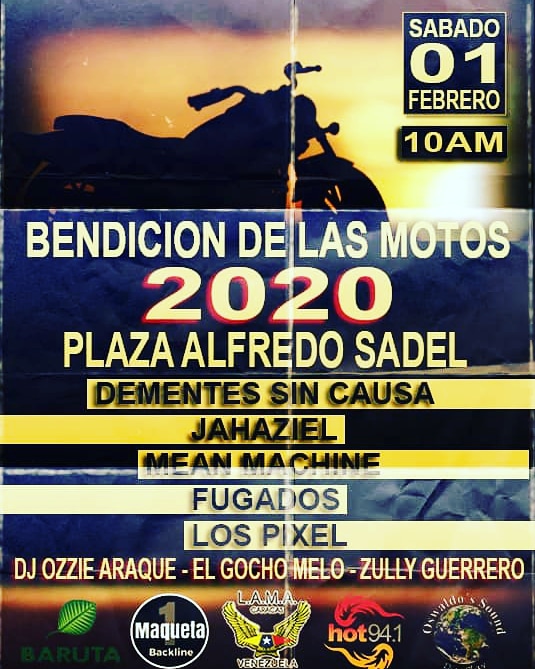 Nos vemos el #1Febrero en el gran evento #BendiciónDeLasMotos para un gran viaje en #LaMáquinaDelTiempo de los clásicos del rock. Estaremos junto a <a href="/fugadosbanda/">Fugadøs</a> <a href="/jahazielband/">⚡𝙅𝘼𝙃𝘼𝙕𝙄𝙀𝙇𝘽𝘼𝙉𝘿⚡</a> #DementesSinCausa y <a href="/LOSPIXEL/">LOS PIXEL</a> 
Entrada: Libre 
Hora: 10:00am