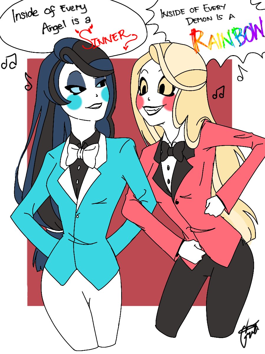 nosylla_arts's tweet photo. Original Charlie and 2p Charlie singing their songs together!!
💙❤️
#HazbinHotelFanart  #Hazbinhotel
#2pcharlie  #Charlie #Duo https://t.co/n1bB7csu2H