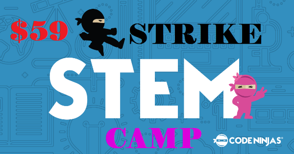 MarkhamCode's tweet image. STRIKE CAMP $59: Code Ninjas Aurora - mailchi.mp/4508f45167c2/s…